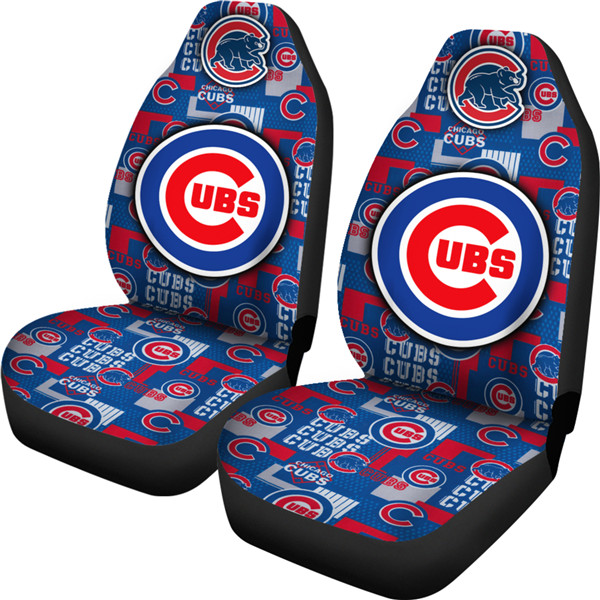 Chicago Cubs New Fashion Fantastic Car Seat Covers 001(Pls Check Description For Details)